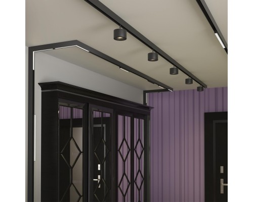 358915 SHINO NT22 черный Трековый светильник для низков.шинопровода диммируемый с пультом ДУ со сменой цв.температуры IP20 LED 3000~6500К 24W 48V FLUM