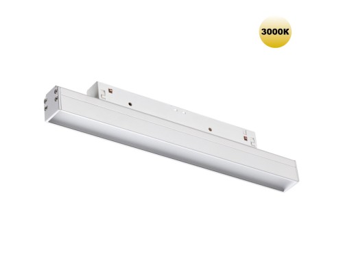359198 SHINO NT23 079 белый Трековый светильник для низков. шинопровода IP20 LED 3000К 12W 48V 900Лм FLUM