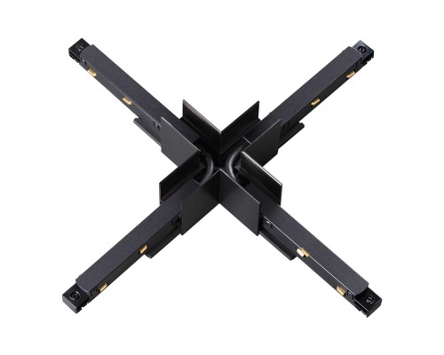 135128 SHINO NT21 033 черный Соединитель с токопроводом для шинопровода Х-образный IP20 48V FLUM