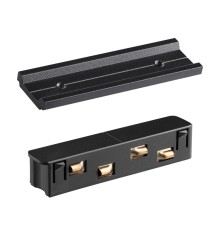 135164 SHINO NT23 055 черный Соединитель с токопроводом прямой IP20 48V FLUM