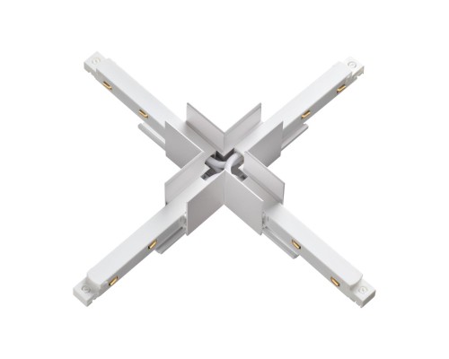 135127 SHINO NT21 033 белый Соединитель с токопроводом для шинопровода Х-образный IP20 48V FLUM