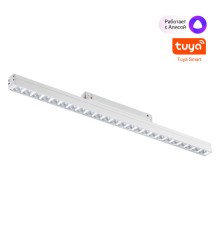 359489 SHINO NT24 134 белый Трековый низковольт. св-к диммир. со сменой цв.температуры, пульт ДУ/Tuya Smart Life IP20 LED 24W 48V 3000-6500K FLUM