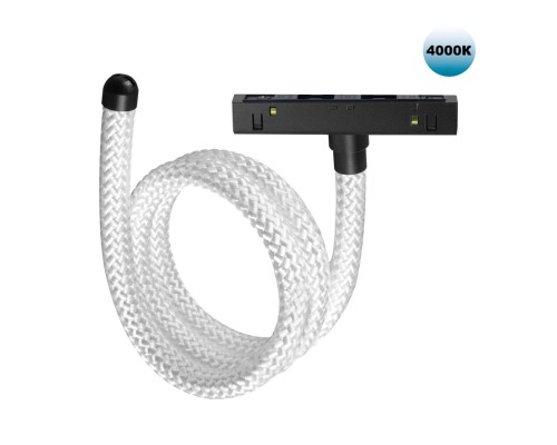 359333 KONST NT24 000 черный Светильник трековый для низковольтного шинопровода FLUM IP20 LED 14W 4000K 48V 1360Лм RAMO