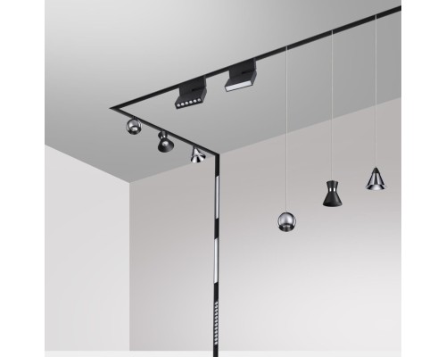 358467 SHINO NT20 028 черн Трековый светильник для низков. шинопровода IP20 LED 4000К 12W 48V FLUM