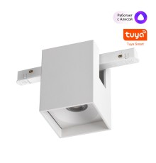 359518 SHINO NT24 130 белый Трековый низковольт. св-к диммир. со сменой цв.температуры, пульт ДУ/Tuya Smart Life IP20 LED 10W 48V 3000-6000K FLUM