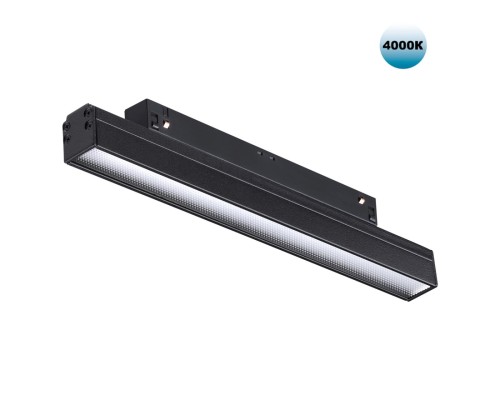 358414 SHINO NT20 027 черн Трековый светильник для низков. шинопровода IP20 LED 4000K 12W 48V FLUM