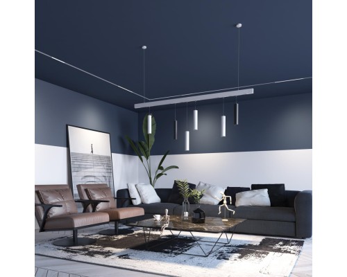 358621 SHINO NT21 038 белый Трековый низковольтный св-к диммируемый с ДУ, со сменой цв.температуры IP20 LED 3000~6500К 12W 48V FLUM