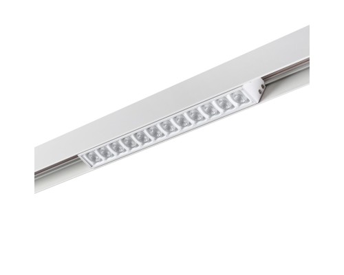 358621 SHINO NT21 038 белый Трековый низковольтный св-к диммируемый с ДУ, со сменой цв.температуры IP20 LED 3000~6500К 12W 48V FLUM