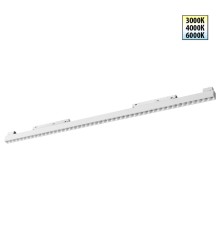 359626 SHINO NT25 000 белый Трековый светильник для низков. шинопровода с переключ. цв. темпер. IP20 LED 3000К\4000К\6000К 45W 48V FLUM