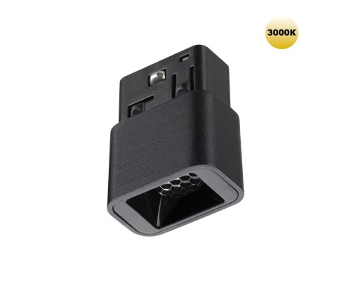 359513 SHINO NT24 128 черный Трековый светильник для низковольтного шинопровода IP20 LED 3W 48V 3000K 120Лм FLUM