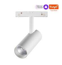 359495 SHINO NT24 136 белый Трековый низковольт. св-к диммир. со сменой цв.температуры, пульт ДУ/Tuya Smart Life IP20 LED 12W 48V 3000-6500K FLUM