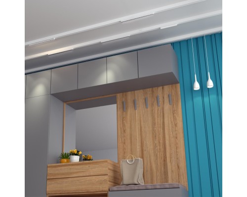 358550 SHINO NT21 037 белый Трековый светильник для низков. шинопровода, длина провода 1м IP20 LED 4000K 12W 48V FLUM