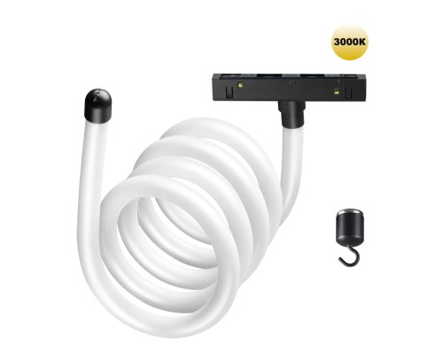 359139 KONST NT23 069 черный Трековый светильник для низковольтного шинопровода FLUM 3000K IP20 LED 25W 48V 2500Лм RAMO