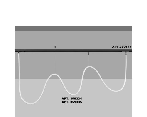 359334 KONST NT24 000 черный Трековый светильник для низковольтного шинопровода FLUM IP20 LED 25W 3000K 48V 2420Лм RAMO