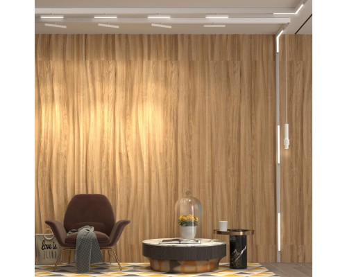 358552 SHINO NT21 037 белый Трековый светильник для низков. шинопровода, длина провода 1м IP20 LED 4000K 12W 48V FLUM