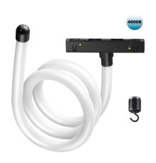 359138 KONST NT23 068 черный Трековый светильник для низковольтного шинопровода FLUM IP20 LED 4000К 14W 48V 1400Лм RAMO