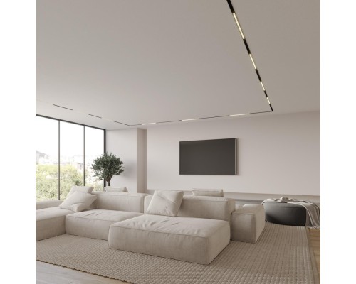 359480 SHINO NT24 134 черный Трековый низковольт. св-к диммир. со сменой цв.температуры, пульт ДУ/Tuya Smart Life IP20 LED 12W 48V 3000-6500K FLUM