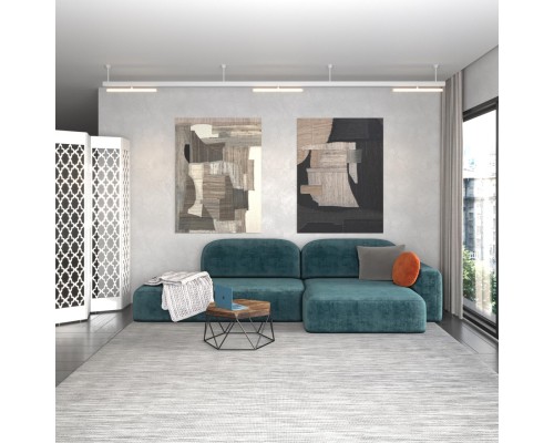 135250 SHINO NT24 117 белый Крепление потолочное для низковольтного шинопровода арт.135090-135093 IP20 FLUM