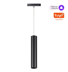 359500 SHINO NT24 140 черный Трековый низковольт. св-к диммир. со сменой цв.температуры, пульт ДУ/Tuya Smart Life IP20 LED 12W 48V 3000-6500K FLUM