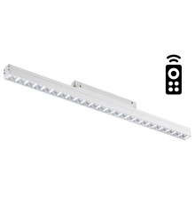 358623 SHINO NT21 038 белый Трековый низковольтный св-к диммируемый с ДУ, со сменой цв.температуры IP20 LED 3000~6500К 24W 48V FLUM