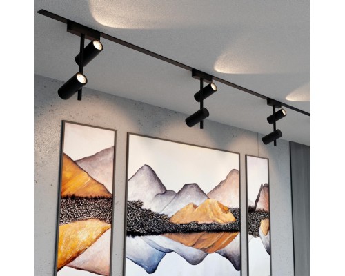 359106 SHINO NT23 051 черный Трековый светильник для низков. шинопровода IP20 LED 4000K 2*8W 48V 1360Лм SMAL