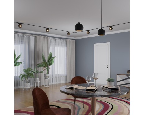 359264 SHINO NT23 053 черный Трековый светильник для низковольтного шинопровода IP20 LED 12W 48V 960Лм 3000К SMAL