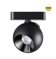 359266 SHINO NT23 053 черный Трековый светильник для низковольтного шинопровода IP20 LED 12W 48V 960Лм 3000К SMAL