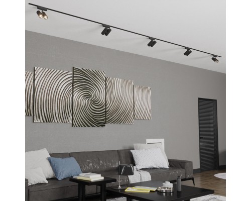 359108 SHINO NT23 051 черный Трековый светильник для низков. шинопровода IP20 LED 4000K 2*8W 48V 1360Лм SMAL