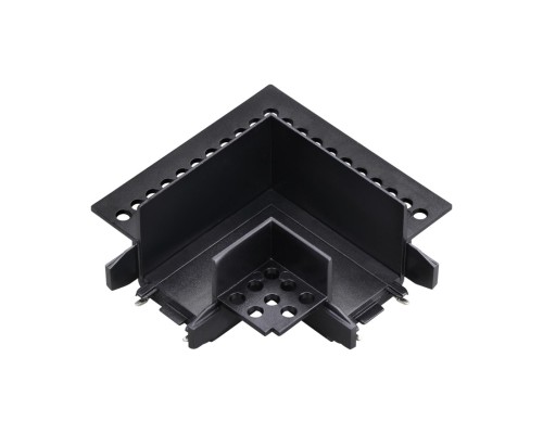 135280 SHINO NT24 174 черный Соединитель «L» токопроводящий для шинопровода в ГКЛ (для арт.135197; 135199) IP20 48V SMAL