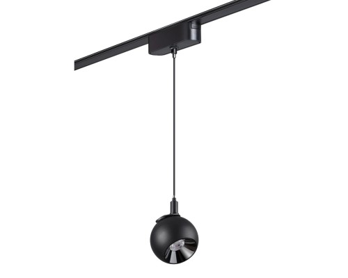 359098 SHINO NT23 053 черный Трековый светильник для низков. шинопровода IP20 LED 4000K 12W 48V 960Лм SMAL