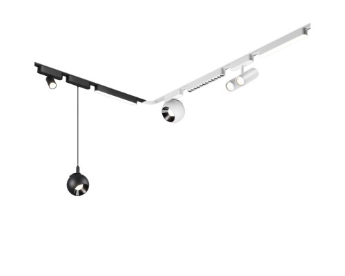 359262 SHINO NT23 052 черный Трековый светильник для низковольтного шинопровода IP20 LED 10W 48V 800Лм 3000К SMAL