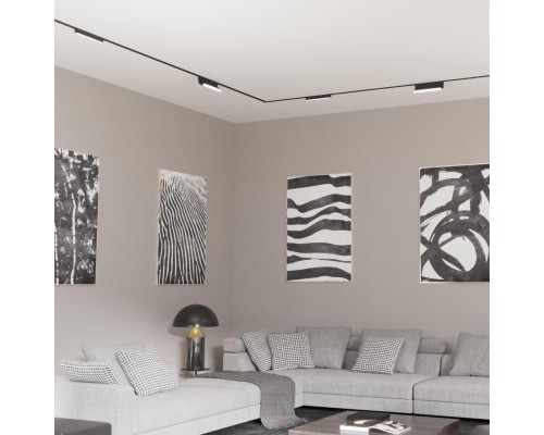 359238 SHINO NT23 047 черный Трековый светильник для низковольтного шинопровода IP20 LED 12W 48V 720Лм 3000К SMAL