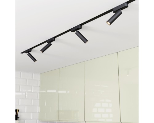 359084 SHINO NT23 048 черный Трековый светильник для низков. шинопровода IP20 LED 4000K 7W 48V 630Лм SMAL