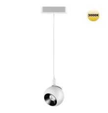 359265 SHINO NT23 053 белый Трековый светильник для низковольтного шинопровода IP20 LED 12W 48V 960Лм 3000К SMAL