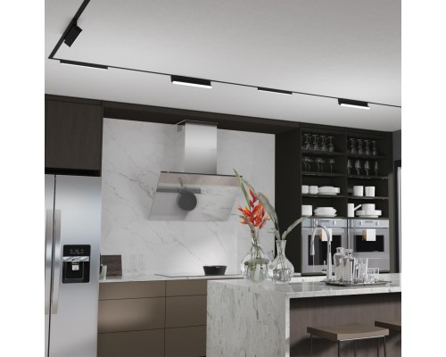 359240 SHINO NT23 047 черный Трековый светильник для низковольтного шинопровода IP20 LED 18W 48V 1080Лм 3000К SMAL