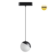 359260 SHINO NT23 052 черный Трековый светильник для низковольтного шинопровода IP20 LED 10W 48V 800Лм 3000К SMAL