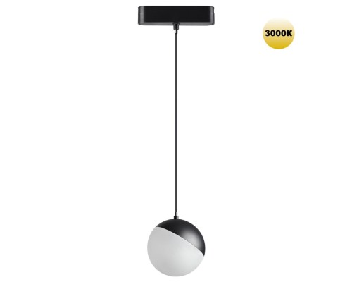 359260 SHINO NT23 052 черный Трековый светильник для низковольтного шинопровода IP20 LED 10W 48V 800Лм 3000К SMAL