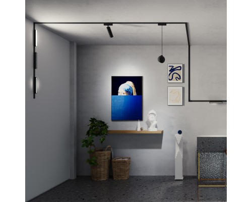 359072 SHINO NT23 047 черный Трековый светильник для низковольтного шинопровода IP20 LED 12W 48V 4000K 720Лм SMAL