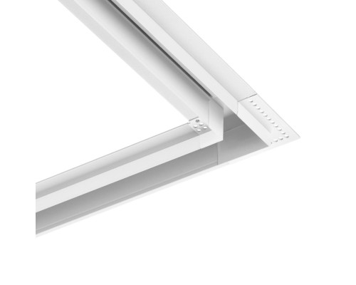 135281 SHINO NT24 174 белый Соединитель «L» токопроводящий для шинопровода в ГКЛ (для арт.135198; 135200) IP20 48V SMAL