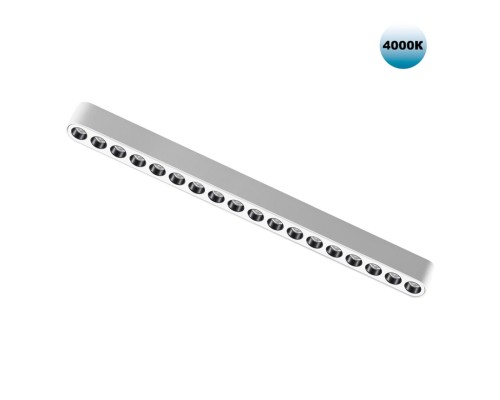 359079 SHINO NT23 047 белый Трековый светильник для низковольтного шинопровода IP20 LED 18W 48V 4000K 1710Лм SMAL