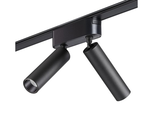 359086 SHINO NT23 048 черный Трековый светильник для низков. шинопровода IP20 LED 4000K 2*7W 48V 1260Лм SMAL