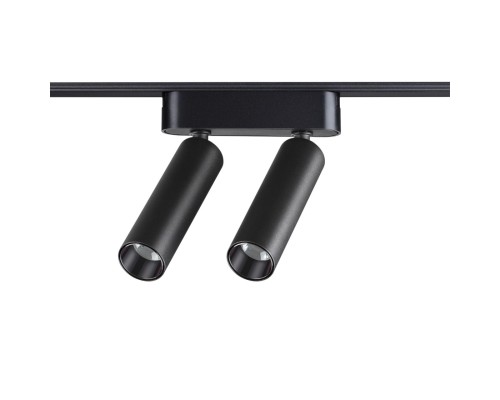 359086 SHINO NT23 048 черный Трековый светильник для низков. шинопровода IP20 LED 4000K 2*7W 48V 1260Лм SMAL