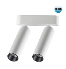 359087 SHINO NT23 048 белый Трековый светильник для низков. шинопровода IP20 LED 4000K 2*7W 48V 1260Лм SMAL