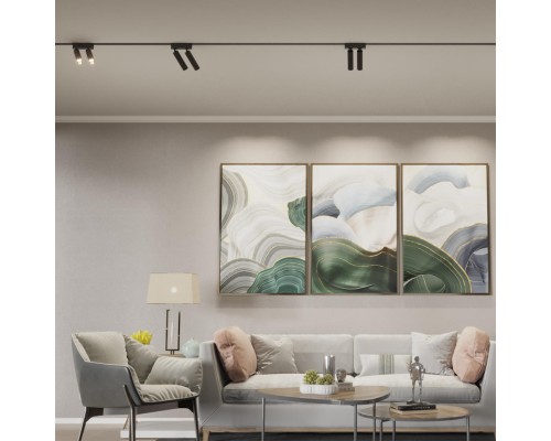 359086 SHINO NT23 048 черный Трековый светильник для низков. шинопровода IP20 LED 4000K 2*7W 48V 1260Лм SMAL