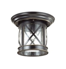 Уличный потолочный светильник Odeon Light 4045/1C Sation черный/золотая патина