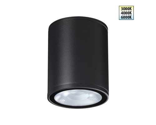 359535 STREET NT25 000 черный Светильник ландшафтный с переключ. цветовой температуры IP65 LED 10W 100-240V 3000К\4000К\6000К TUMBLER