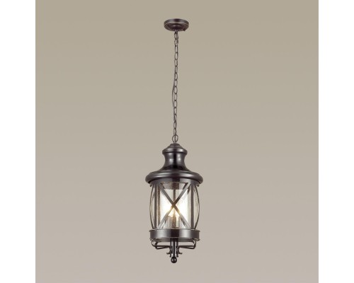 Уличный потолочный светильник Odeon Light 4045/3 Sation черный/золотая патина