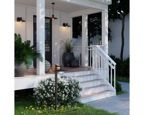 4833/1 NATURE ODL21 565 черный/стекло Ландшафтный светильник-подвес E27 1*40W IP44 FURCADIA