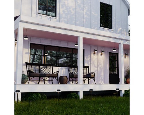 358459 STREET NT21 381 черный Ландшафтный подвесной светильник IP54 LED 4000K 10W 220V GONNA