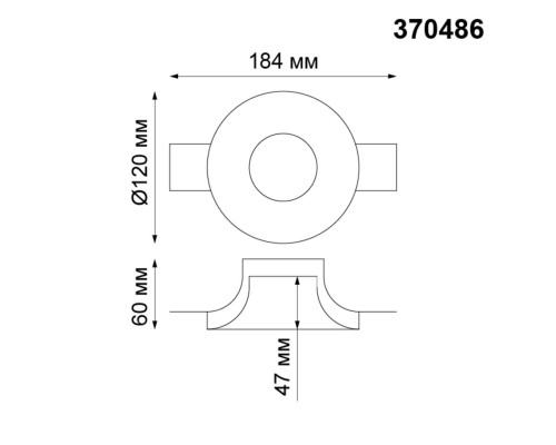 Гипсовый светильник Novotech 370486 Yeso белый GU10 50 Вт